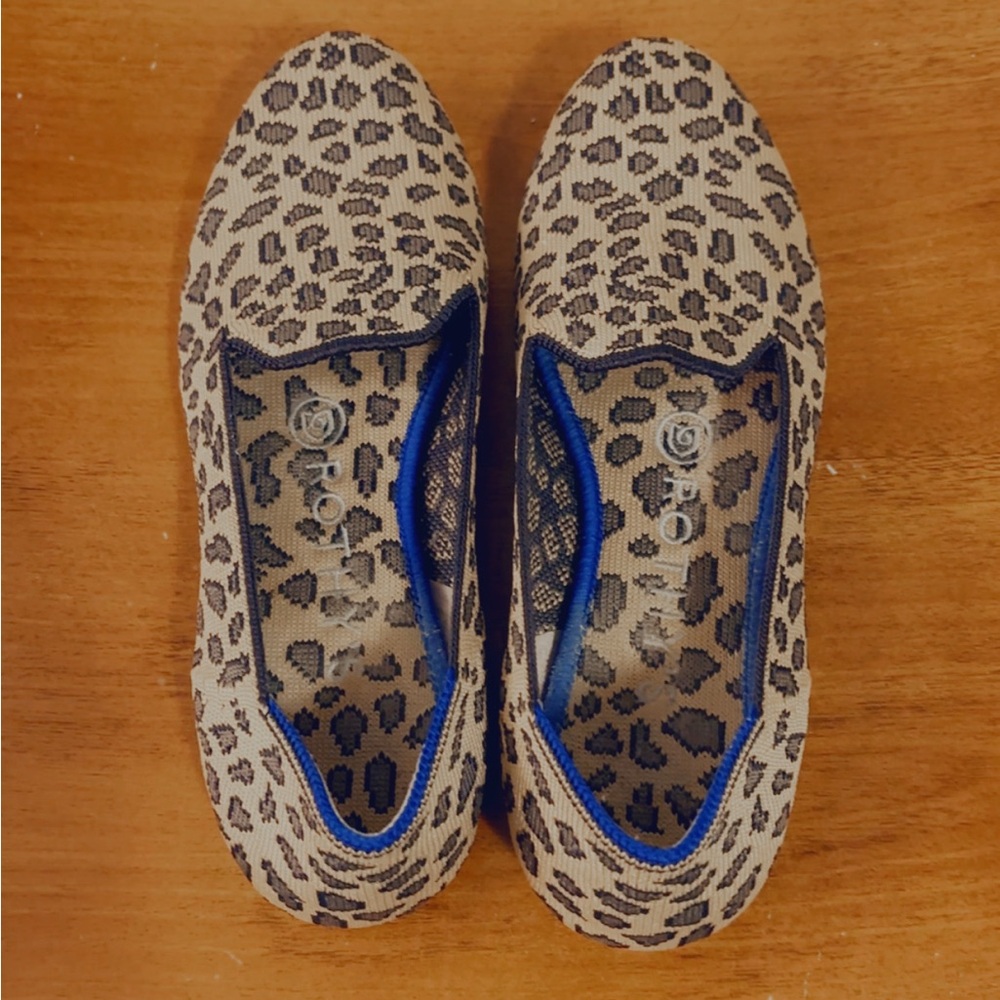 Rothy’s Leopard Print The Loafer size 5.5